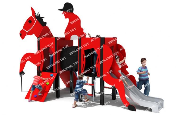 High Quality Customized Commercial Children Individuation Outdoor Playground Plastic Slide
