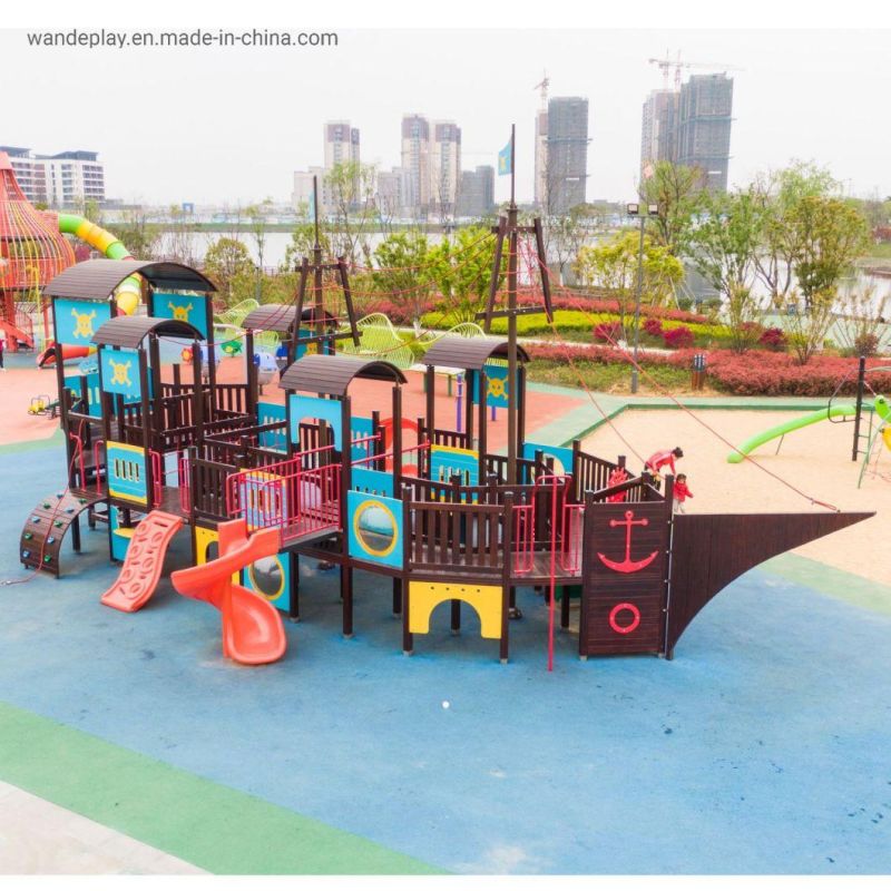 Amusement Park Children Toys Kids Slides Outdoor Playground Equipment for Wd-Dz003