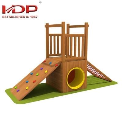 New Design Children Comfortable Wooden Outdoor Playground Equipment