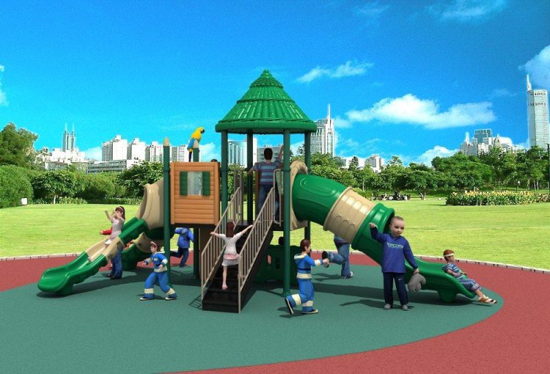 Perfect Commercial Kids Colored Plastic Slide for Amusement Park