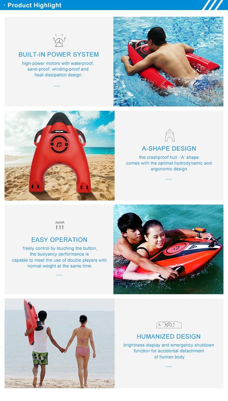 Hot Sale Cheap Not Inflatable Scooter Sup Surfboard Jet Board