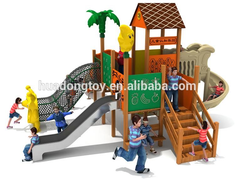 wooden outdoor playground