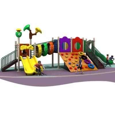 Park Wooden PE Board Slide Outdoor Kids Playground Equipment Ym100