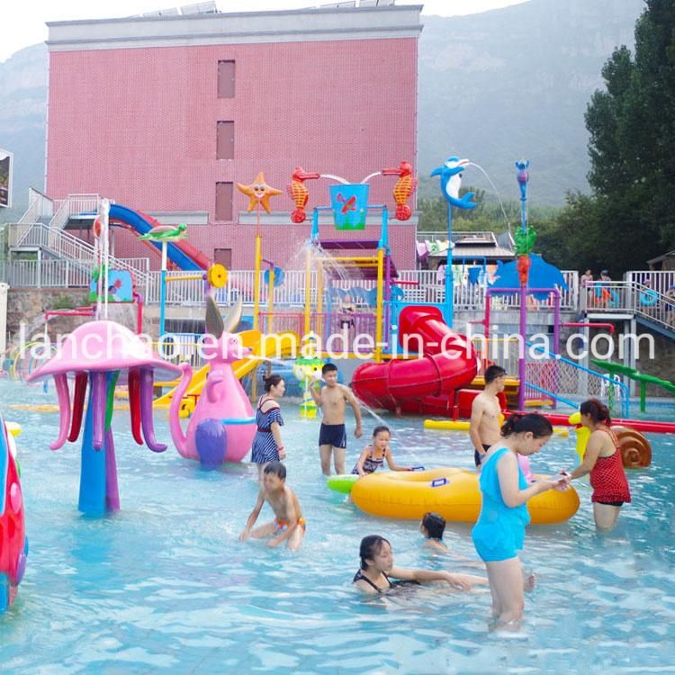 Attractive China Fiberglass Toys Water Park Equipment Jellyfish Spray