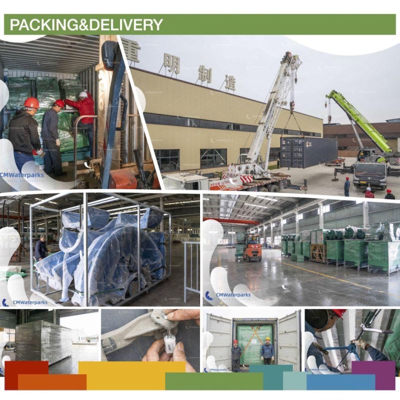 2022 New Design Fiberglass Water Park Slide Swimming Pool Slides