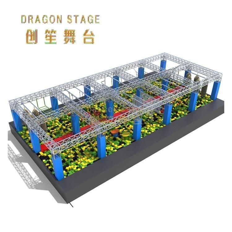 Aluminum Truss System for American Ninja Warrior Course Adult and Kids Gym Adventure Play Equipment Ninja Warrior Playground