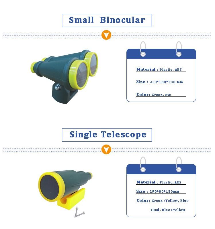 Plastic Small Pirate Binoculars Toy for Children