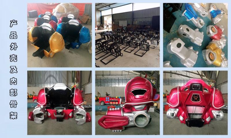 Pop Kiddie Ride-Iron Robot, Outdoor Commercial Robot Ride for Kids