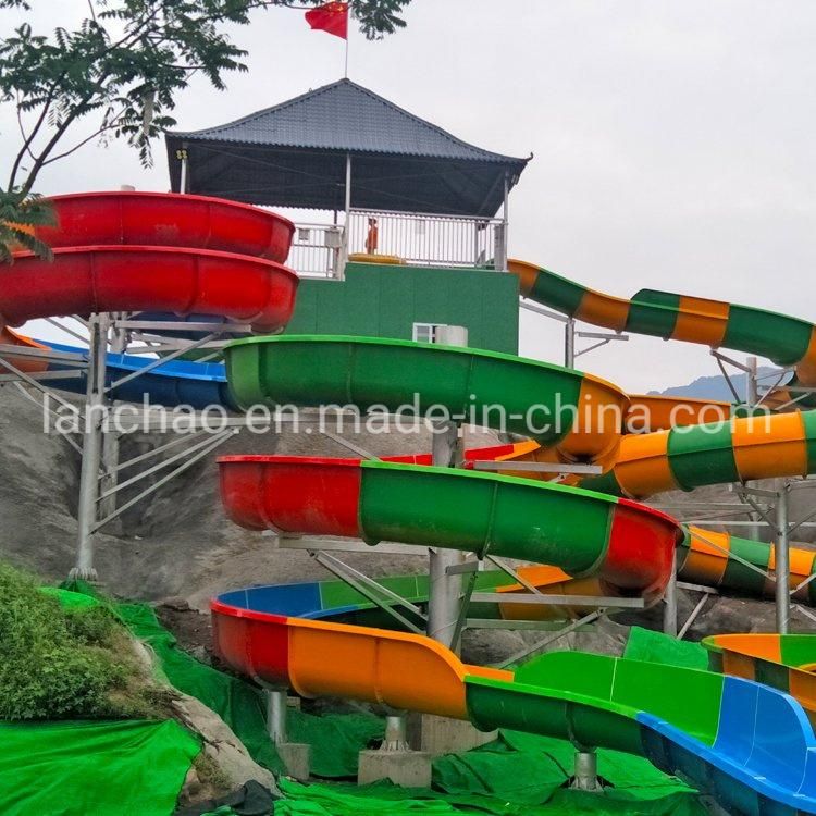Spiral Raft Ride Water Slide for Aquatic Amusement Park