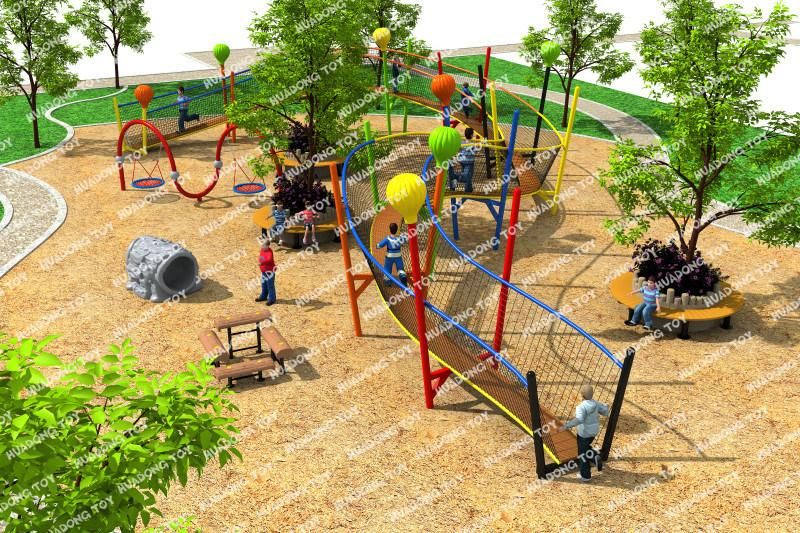 Children Fitness Rope Net Equipment Play Set