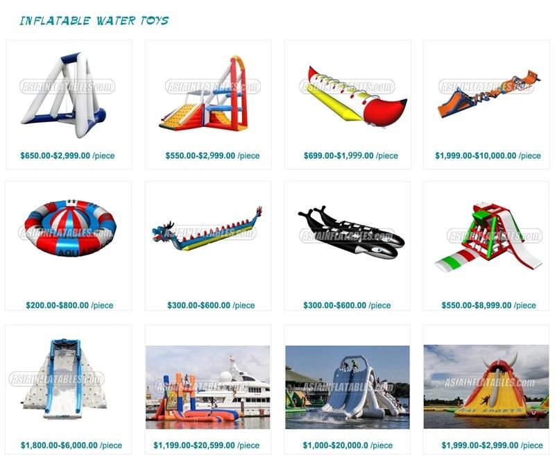 Outdoor Inalatable Land Water Equipment Build in Sea Beach Cheap Price