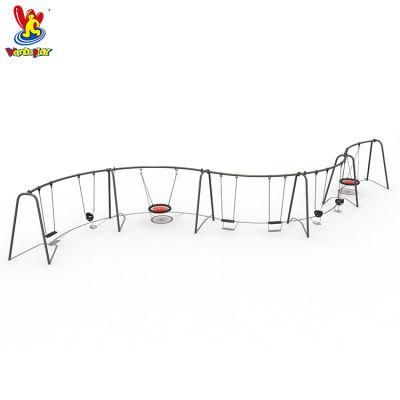 China Outdoor Children&prime;s Playground Large Combination Swing Chair