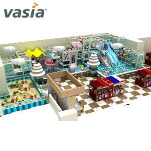 Indoor Play Equipment for Toddlers with Macaron Theme Amusement Park