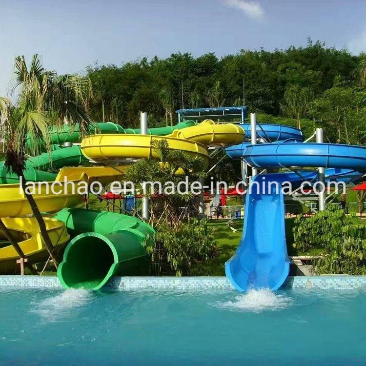 Closed and Open Water Slide for Amusment Park