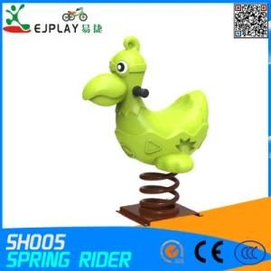 European Standard Park Plastic Toy Rocking Horse Rider