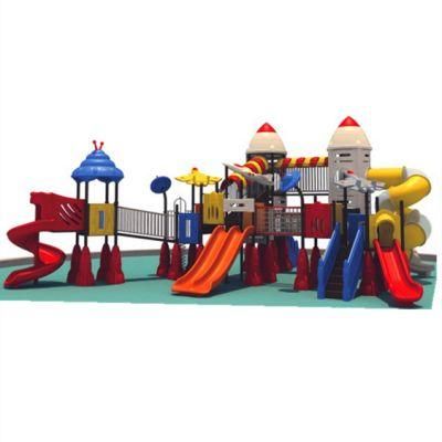 Large Outdoor Children&prime;s Amusement Park Plastic Slide Playground Equipment Set