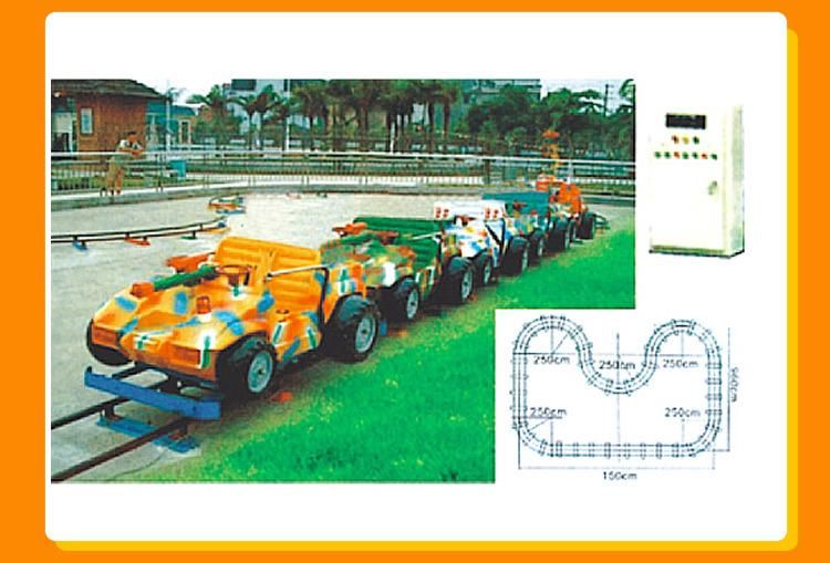 New Style Colorful Amusement Park Children′s Rider Electric Tourist Train (KL6064)