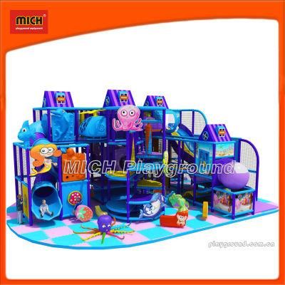 Plastic Children Indoor Playground Big Slides for Funny Activity