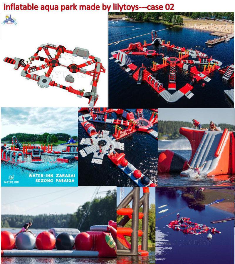 Inflatable Aqua Park Water Playground Water Obstacle Course for Sea or Lake