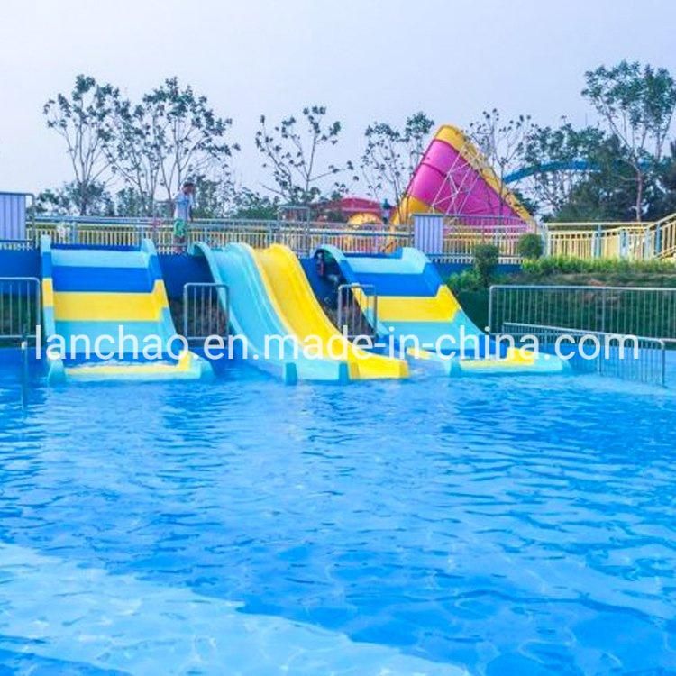 Aqua Park Equipment Children Curved Water Slide