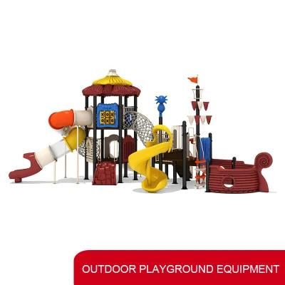 2022 Wenzhou Kids Funny School Plastic Outdoor Playground Equipment Slide