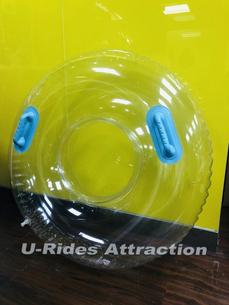 Inflatable PVC Transparent Swimming Ring For Water Park And Swimming Pool