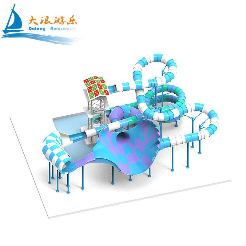 Hot Sell Water Park Equipment Price Fiberglass Water Slide for Sale