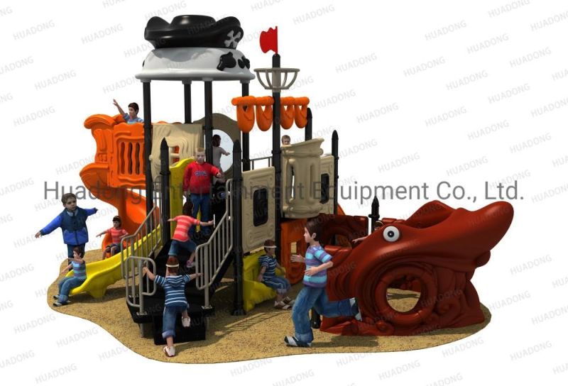 New Amusement Park Kids Outdoor Playground Slide Equipment with Cheap Price Customized Color and Specification with ISO/TUV/ASTM Certificates