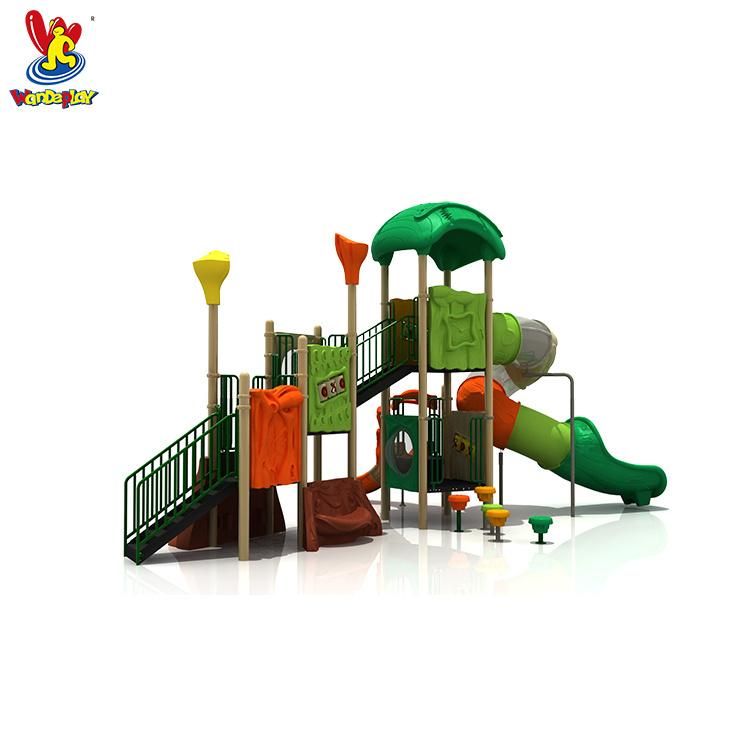 Amusement Park Equipment with Slides Tree House Outdoor Playground Equipment
