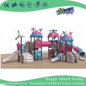 Outdoor High Machine Sea Sky Series Toddler Slide Playground (1914202)