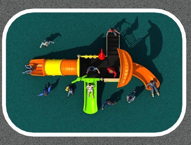 New Design Outdoor Playground Slide Amusement Equipment