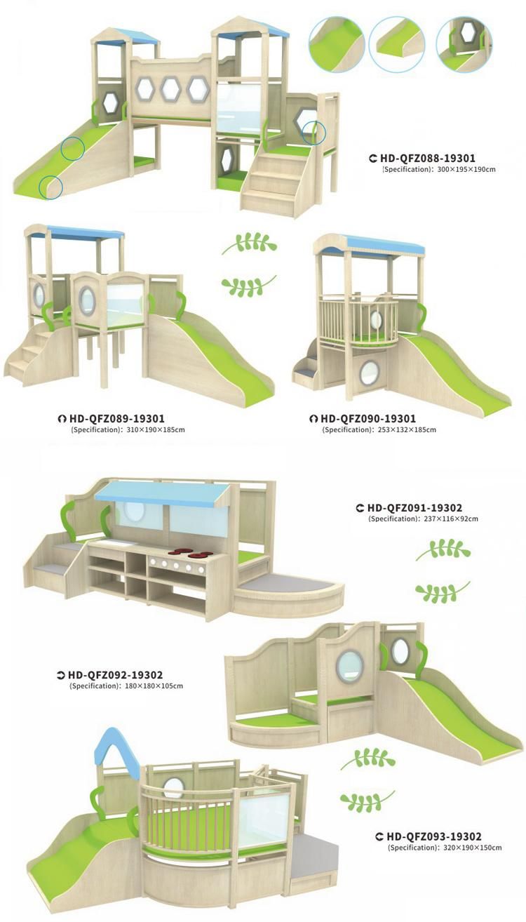 Factory Custom Furniture Climbing Slide Indoor Area Corner for Kindergarten
