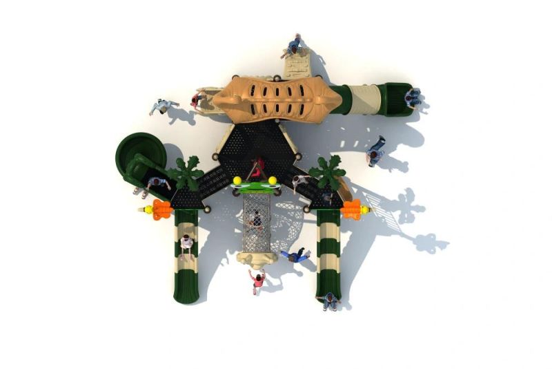 Animal Worlde Outdoor Children Playground Amusemetn Equipment Slide