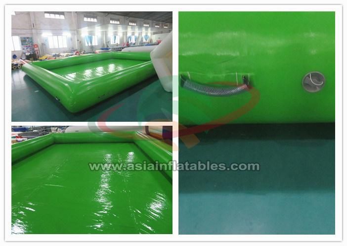 0.9 mm PVC Tarpaulin Green Inflatable Giant Water Pool