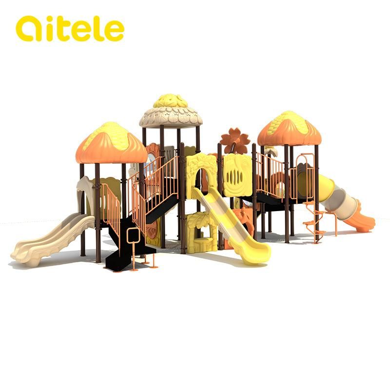 Commercial Plastic Outdoor Playground Amusement Equipments for Kids