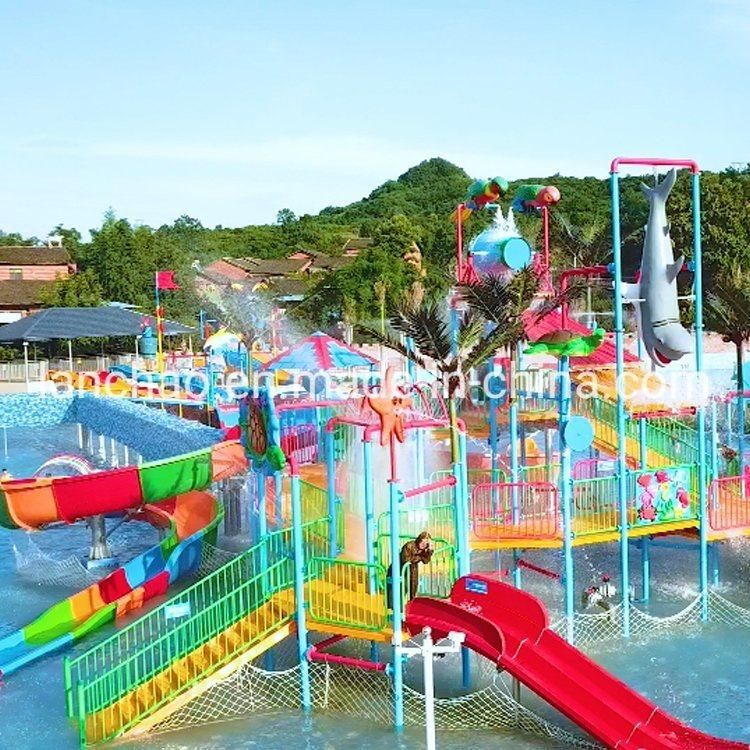 Fiberglass Water House Slide for Aqua Theme Park