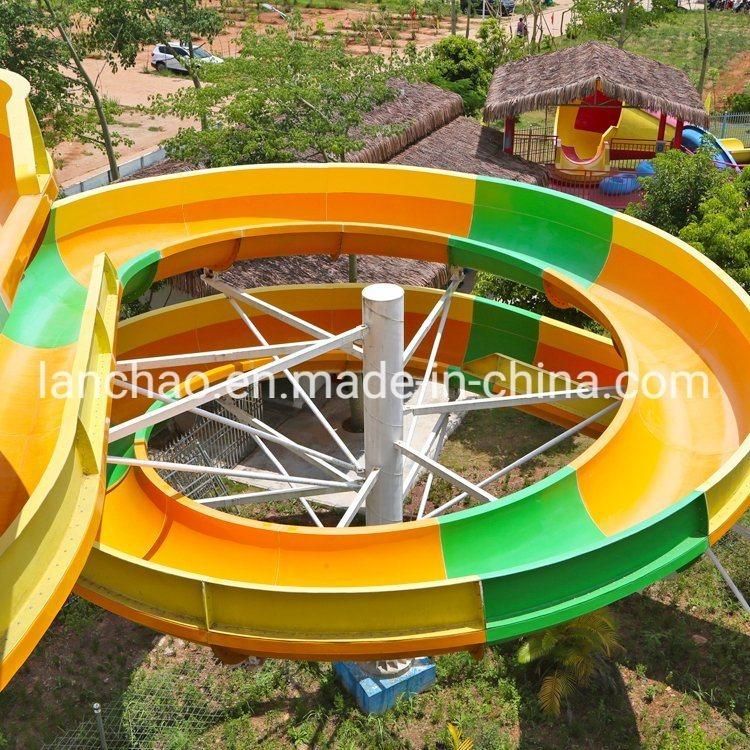 Amusement Family Rafting Fiberglass Water Slide for Park