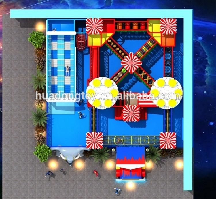 New Fort Series Indoor Playground Set, Modern Playground Equipment, Kids Playground Set