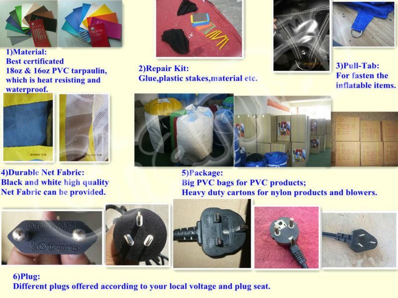 Outdoor Exciting Inflatable Soap Football Field for Children Chsp202s