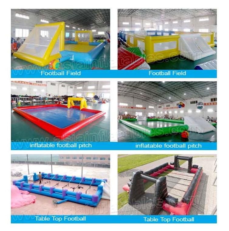 Hot Sale Sport Game Water Football Pitch Inflatable Soccer Field