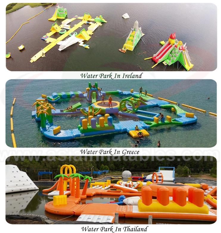 Water Playground Inflatable Sports Water Park Aqua Park with Obstacle Courses