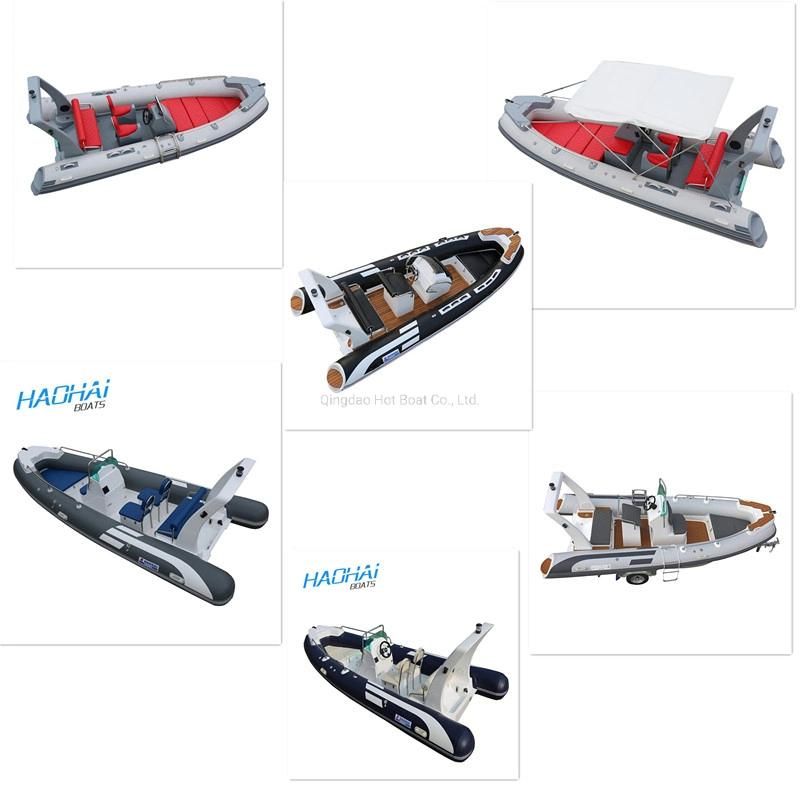 CE 17feet5.2m Heytex PVC Inflatable Boat Taiwan Hypalon Inflatable Boat Orca Inflatable Boat Rigid Hull Boat Fiberglass Hull Inflatable Boat Rigid Boat Rib Boat