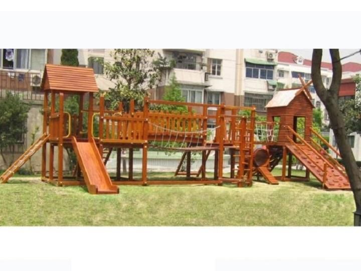 Wooden Outdoor Playground Equipment for Children/Play Ground/Kids Wooden Playground