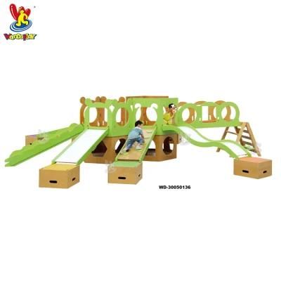 Children&prime;s Indoor Polyhedron Slide Playground for Kindergarten