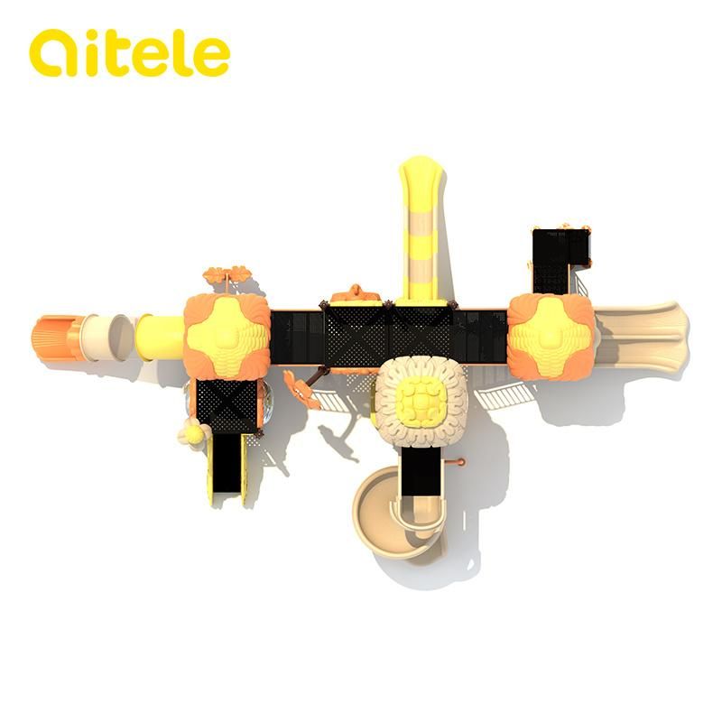 Commercial Plastic Outdoor Playground Amusement Equipments for Kids