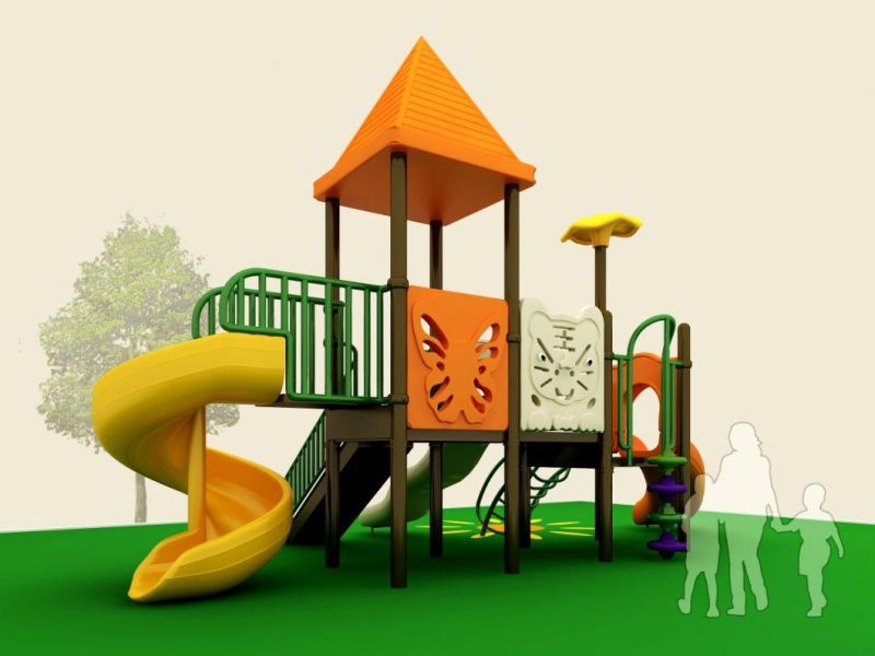 Outdoor Playground Kids Plastic Slide From Beijing Funmax