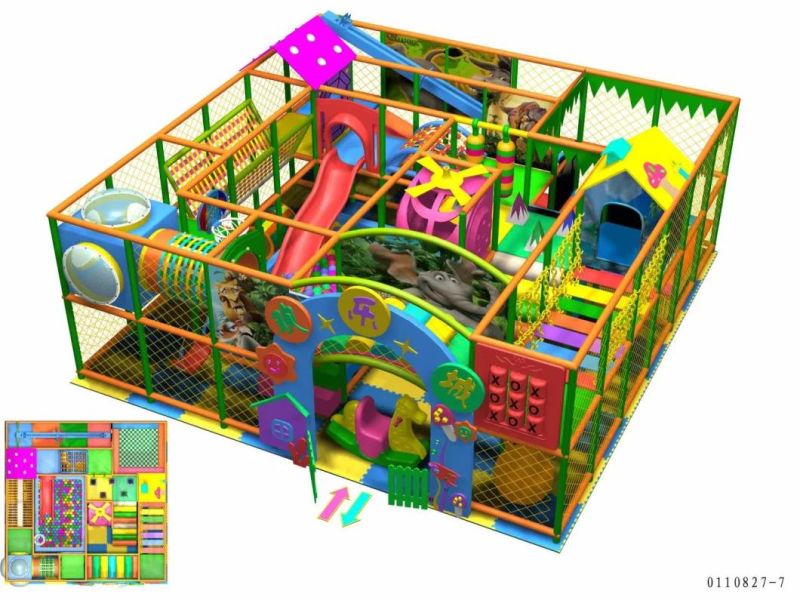 Professional Amusement Soft Equipment, Playground Structure for Kids (TY-100405)