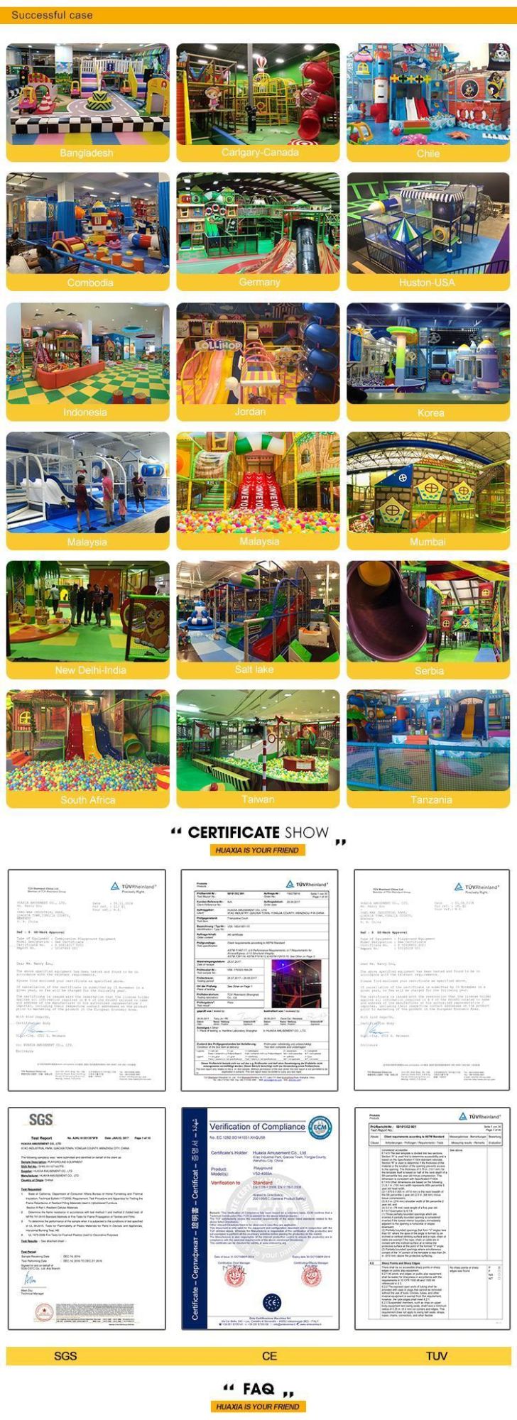 Children Indoor Amazing Super Slide Playground for Sale