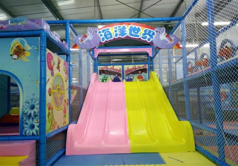 Customize Large China Manufacture Indoor Outdoor Playground, Indoor Playground Structure