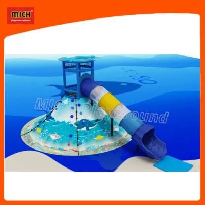 Indoor Playground Equipment Climbing Volcano with Slide